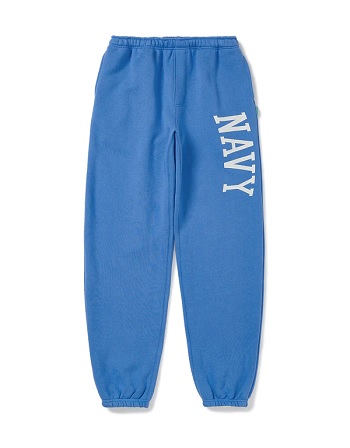 87MM 春服 NAVY SWEAT PANTS (PARA BLUE)